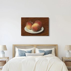 Obraz - Henri Fantin-Latour, Three Peaches on a Plate, reprodukcia (90x60 cm)
