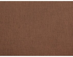 Oranžová čalúnená dvojlôžková posteľ s úložným priestorom/bez čela s roštom 180x200 cm Inera – Bobochic Paris