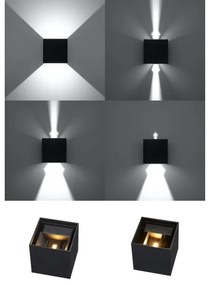 LED Vonkajšie nástenné svietidlo LUCA LED/6W/230V IP54