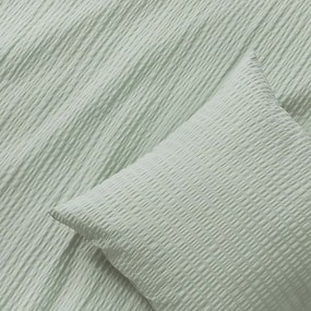 Goldea krepová obliečka na vankúš - šalviovo zelená 40 x 60 cm