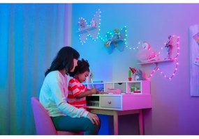 Twinkly TWKH100RGB-T - LED RGB Stmievateľná vianočná reťaz 100xLED 8 m USB Wi-Fi
