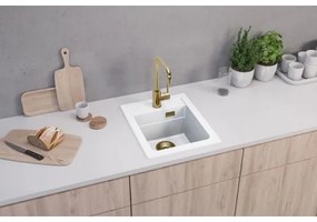 ALVEUS 1139079 - Kuchynský drez ATROX 50x40 cm granit/biela