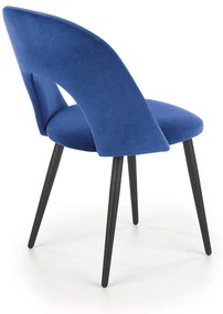 Jedálenská stolička K384 - granátová / čierna
