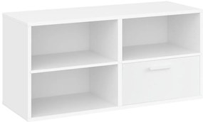 Biela nízka komoda 90x43 cm Keep by Hammel - Hammel Furniture