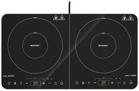 SILVERCREST® KITCHEN TOOLS Indukčná dvojplatnička SDI 3500 D5 + 2300 D5/SODI 3500 D5 (100360722)