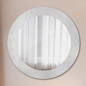 Okrúhle ozdobné zrkadlo Betónová textúra fi 60 cm