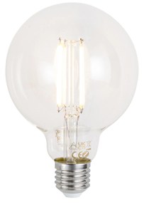 Inteligentná stmievateľná LED žiarovka E27 G95 číra 7W 806lm 2700-6500K