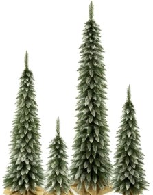 Vianočný stromček Smrek tatranský so zasneženými končekmi  "SLIM" 160 cm