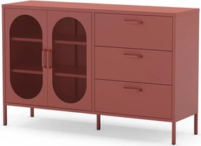 Komoda v tehlovej farbe 140x90 cm Diora – Marckeric