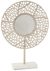 Champagne dekoračné stolné zrkadlo Coral Mirror - 34*10*50 cm