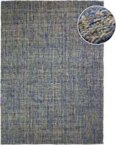 XXXLutz VLNENÝ KOBEREC, 200/290 cm modrá Flair Rugs - Online Only bytové doplnky - 003165046303
