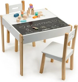 Stolík s dvoma stoličkami, sada detského nábytku