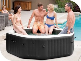 Intex Nafukovacia hydromasážna jacuzzi pre 4 osoby, 180x71 cm - INTEX 28458