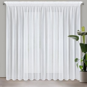 ZÁCLONA NA PÁSKE MIREA 350X270 CM BIELA