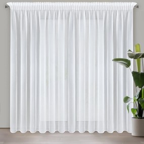 ZÁCLONA NA PÁSKE MIREA 350X270 CM BIELA
