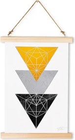 Závesné plátno na stenu Resignation with Poetry / Dan Johannson