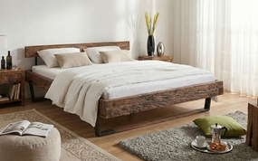 XXXLutz TRÁMOVÁ POSTEĽ, 180/200 cm, hnedá, čierna MID.YOU - Online Only spálne - 002178006501