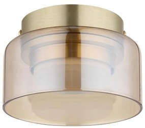 Globo 16055DG - LED Stropné svietidlo HIGGINS 1xGX53/6W/230V pr. 13 cm hnedá