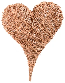 Dekoračné prútené srdce  Herz III.š. 60 x hl. 90 (cm)
