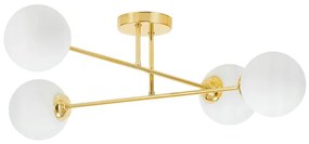 MAXLED Luster na tyči 4xE27/35W/230V pr. 70 cm zlatá MX0250