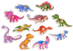 Jokomisiada Drevené puzzle – Dinosaury