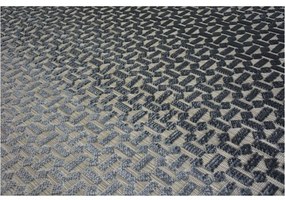 Kusový koberec PP Struktura sivý 80x150cm