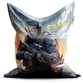 Sablio Sedací vak Classic CS:GO Vojak 2 - 150x100 cm