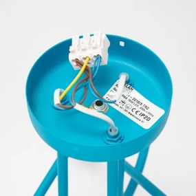 LED Detský prisadený luster OXFORD 3xE27/15W/230V modrý