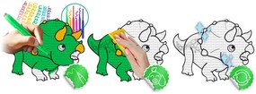 Rolovaná penová podložka na vyfarbovanie 120 x 90 x 0,3 cm Ricokids RK-344