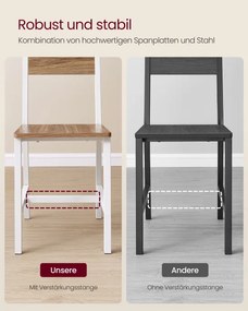 Set dvoch jedálenských stoličiek LDC092W01 (2ks)