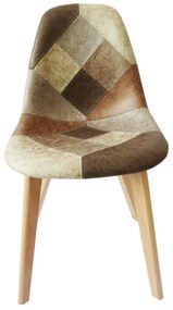 Kondela Jedálenská stolička, SALEVA, patchwork-buk