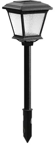Retlux RGL 113 Solárne zapichovacie svietidlo čierna​, 1x LED teplá biela