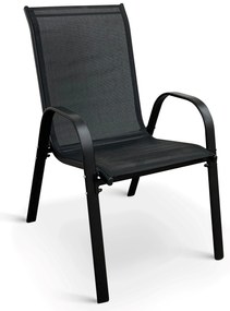 Noela Záhradný jedálenský set Capri 100cm + 4x kovová stolička Ramada