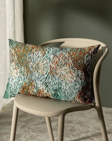 Karin - jednoduchá obliečka, 60x40cm farba produktu viacfarebná látka zapletaná, vzorované