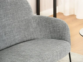 Pohovka Baggie S (sivá + čierna). Akcia -20%. Vlastná spoľahlivá doprava až k Vám domov. 1111387