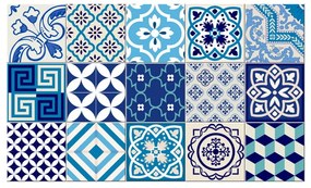 Sada 15 dekoratívnych samolepiek na stenu Ambiance Seaside, 15 × 15 cm