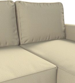 Poťah na sedačku Backabro (rozkladacia) s ležadlom farba produktu krémová látka lesklá, zapletaná