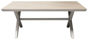 SÚPRAVA ZÁHRADNÉHO NÁBYTKU NELSON 6 x STOLIČKA + STÔL