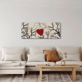Obraz - Zamilovaný pár (120x50 cm)