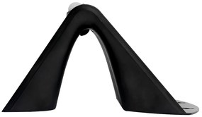 Exteriérové solárne nástenné LED svietidlo Butterfly, 1x LED 3,2w, čierna, pohybový senzor