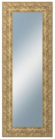 DANTIK - Zrkadlo v rámu, rozmer s rámom 60x160 cm z lišty KŘÍDLO ozdobné zlaté (2890)