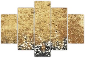 Obraz - Zlatá štruktúra N⁰3 (150x105 cm)