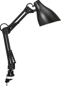 Osram - Stolová lampa so svorkou DESK LINE 1xE27/11W/230V čierna