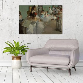 Obraz - Edgar Degas, The Dance Class, reprodukcia (90x60 cm)