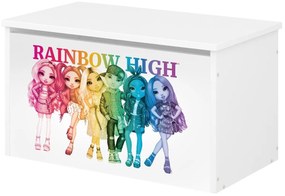 Raj posteli Box na hračky LOL ,,RAINBOW HIGH PURPLE " dúha 🌈 1