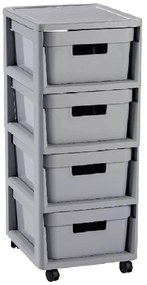 Curver Šuplíky INFINITY 4x11L šedej