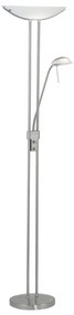 EGLO 85971 - Stmievateľná stojacia lampa BAYA 1xR7s/230W+1xG9/33W matný chróm 85971