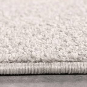 Sivokrémový okrúhly koberec ø 200 cm Ata – Ayyildiz Carpets