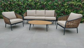 Záhradný hliníkový ratanový nábytok MARBEL