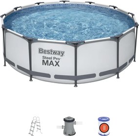 Bazén 366x100 cm Steel Pro Bestway - 56418